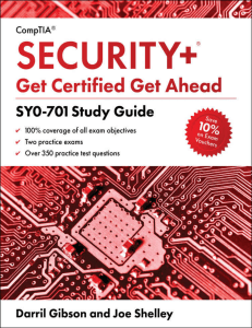 CompTIA Security+ SY0-701 Study Guide