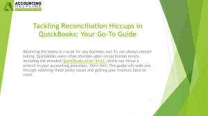 QuickBooks Reconciliation Guide: Fix Errors & Balance Books