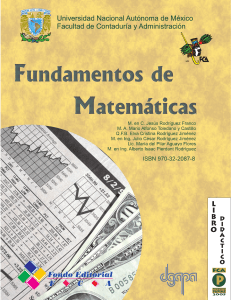 Fundamentos de Matemáticas: Álgebra de Conjuntos