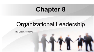 Organizational Leadership Styles & Change