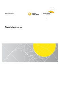 AS 4100:2020 Steel Structures Standard