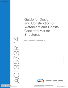 Waterfront & Coastal Concrete Marine Structures Design Guide