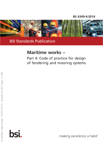 Maritime Fendering & Mooring Design Code