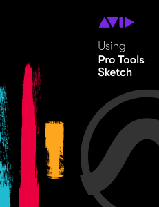 Pro Tools Sketch for iPad User Guide