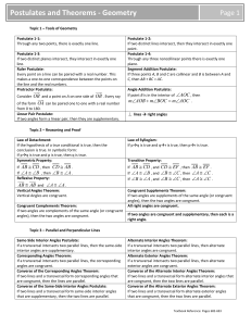 IMPORTANT-1.28 Postulates and Theorems (1)