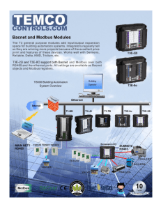 Bacnet & Modbus Module Datasheet