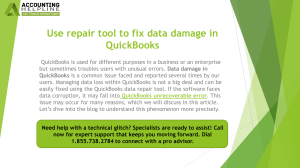 Fix QuickBooks Data Damage: Repair Tool Guide