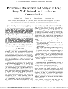 Long Range Wi-Fi Network Performance Over-the-Sea