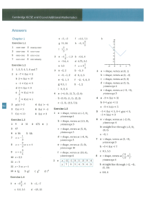 Cambridge IGCSE Math Answer Key Chapter 1