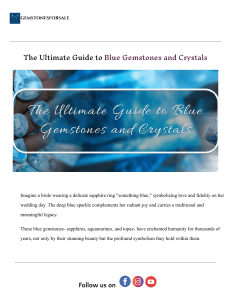 Blue Gemstones & Crystals: Ultimate Guide