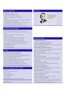 Dale Carnegie: How to Win Friends Cheat Sheet