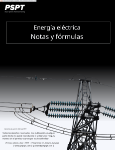 Energía Eléctrica: Notas y Fórmulas