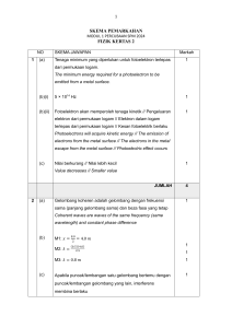 Skema Pemarkahan Fizik SPM 2024