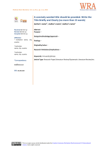 Journal Article Template: Wahana Riset Akuntansi