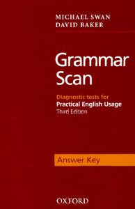 Grammar Scan: Diagnostic Tests for Practical English Usage