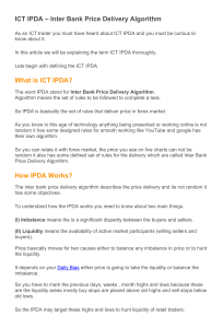 ICT IPDA: Inter Bank Price Delivery Algorithm Explained