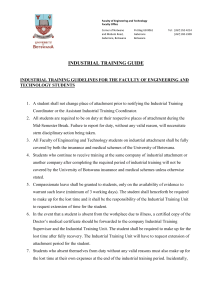 Industrial Training Guide for Engineering Students