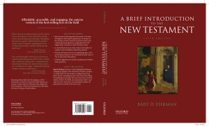 A Brief Introduction to the New Testament Textbook