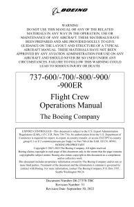 Boeing 737 Flight Crew Operations Manual