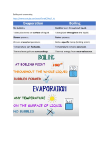 Boiling vs Evaporation: Key Differences