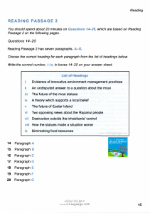 Easter Island Moai: Reading Passage & Comprehension