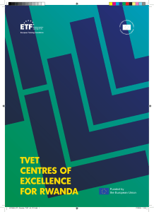 Rwanda TVET Centres of Excellence Report