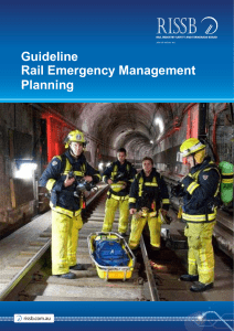 Rail Emergency Management Planning Guideline