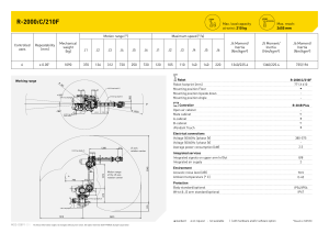 FANUC R-2000iC/210F Robot Specs