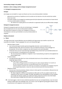 Strategie in de praktijk: Samenvatting