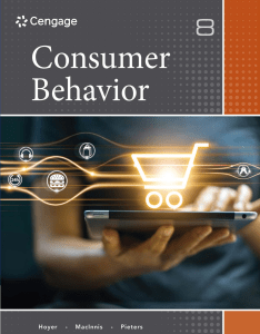 Consumer Behavior Textbook, 8th Edition