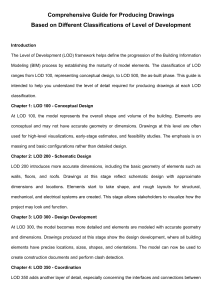 LOD Guide for BIM Drawings: Levels of Development Explained