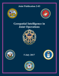 Geospatial Intelligence in Joint Operations