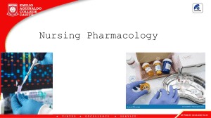 Nursing Pharmacology Presentation