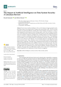 AI Impact on Data System Security: A Literature Review