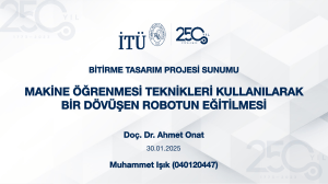 Dövüşen Robot Eğitimi: Makine Öğrenmesi Sunumu