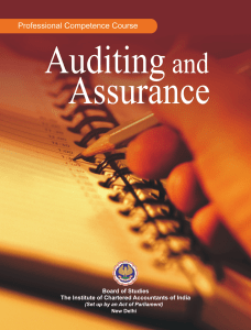 Auditing and Assurance INDIA