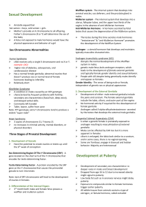 Sexual Development: Hormones, Genetics, and Puberty