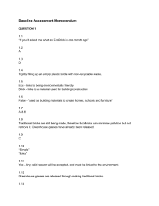 EcoBrick & Language Assessment