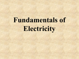 Fundamentals of Electricity: DC Circuits & Ohm's Law