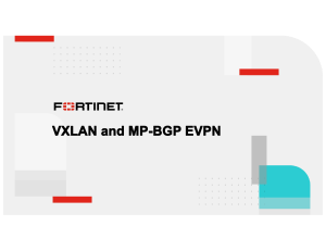 VXLAN and MP-BGP EVPN: Network Virtualization