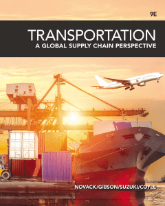 [TSCP] Coyle, John Joseph  Gibson, Brian J.  Novack, Robert A.  Suzuki, - Transportation  a global supply c