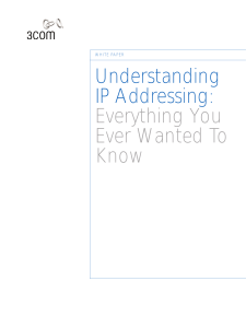 Understanding-IP-Addressing 3com