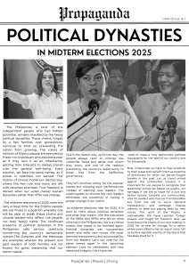 Political Dynasties in Philippines: 2025 Midterm Elections