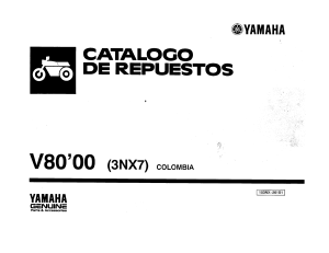 Manual de repuestos yamaha 80