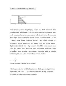 Transfer Momentum, Panas, Massa: Viskositas, Konduktivitas, Difusivitas