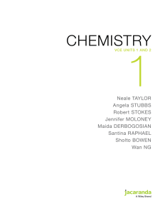 Chemistry VCE Units 1 & 2 Textbook