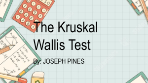 Kruskal-Wallis Test Explained