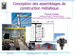 Assemblages construction métallique