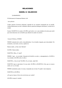 Relaciones: Guión Teatral de Daniel H. Valsecchi