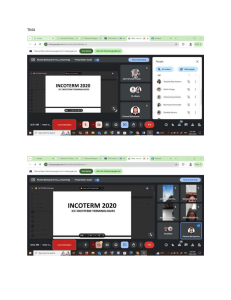 INCOTERM 2020 Presentation